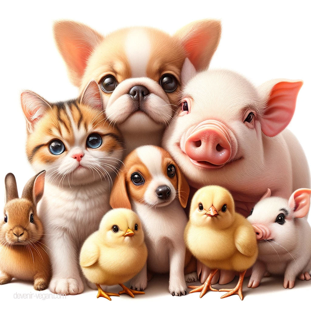Raison 7 - Amis ou Nourriture ? - 101 (très bonnes) Raisons de Devenir Vegan